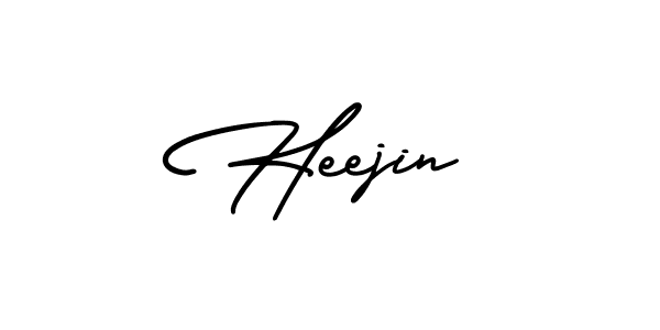 This is the best signature style for the Heejin name. Also you like these signature font (AmerikaSignatureDemo-Regular). Mix name signature. Heejin signature style 3 images and pictures png