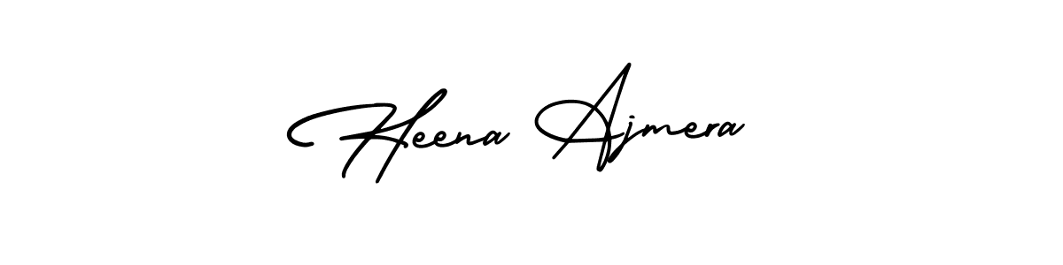 You can use this online signature creator to create a handwritten signature for the name Heena Ajmera. This is the best online autograph maker. Heena Ajmera signature style 3 images and pictures png