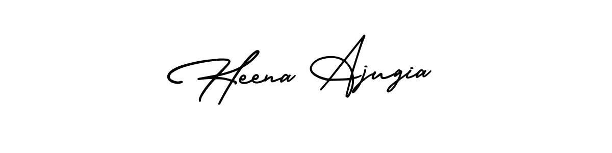 Check out images of Autograph of Heena Ajugia name. Actor Heena Ajugia Signature Style. AmerikaSignatureDemo-Regular is a professional sign style online. Heena Ajugia signature style 3 images and pictures png