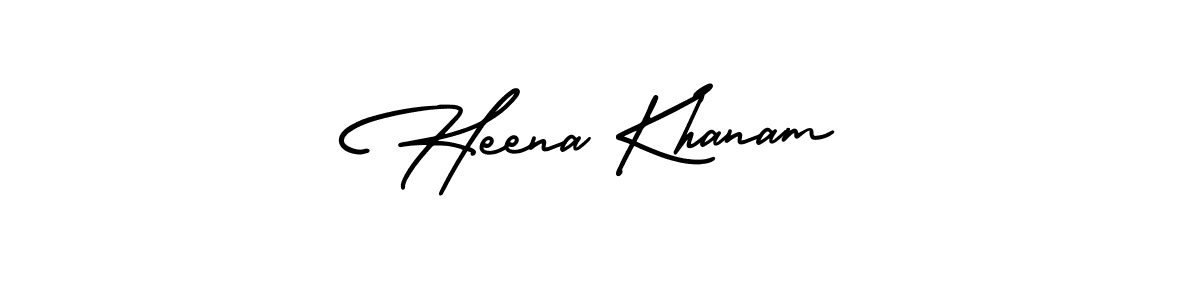 Best and Professional Signature Style for Heena Khanam. AmerikaSignatureDemo-Regular Best Signature Style Collection. Heena Khanam signature style 3 images and pictures png