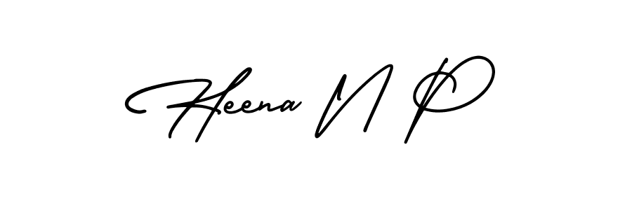 Once you've used our free online signature maker to create your best signature AmerikaSignatureDemo-Regular style, it's time to enjoy all of the benefits that Heena N P name signing documents. Heena N P signature style 3 images and pictures png