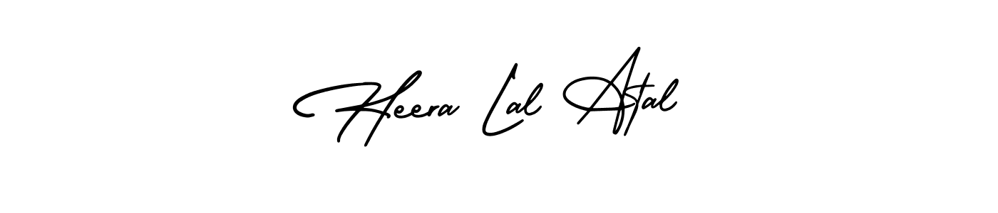 How to Draw Heera Lal Atal signature style? AmerikaSignatureDemo-Regular is a latest design signature styles for name Heera Lal Atal. Heera Lal Atal signature style 3 images and pictures png