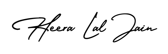 Quickly download Heera Lal Jain name signature in high-resolution PNG using AmerikaSignatureDemo-Regular style. Ready to insert into PDFs and online applications. Heera Lal Jain signature style 3 images and pictures png
