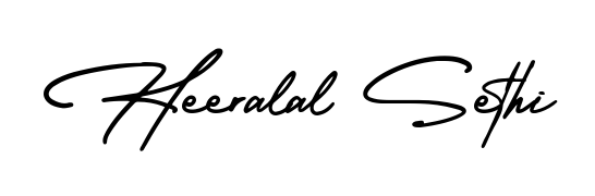 This is the best signature style for the Heeralal Sethi name. Also you like these signature font (AmerikaSignatureDemo-Regular). Mix name signature. Heeralal Sethi signature style 3 images and pictures png