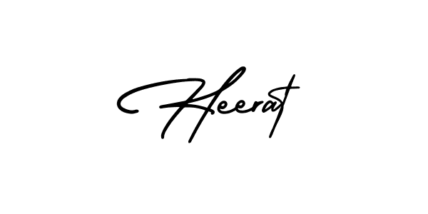 Heerat stylish signature style. Best Handwritten Sign (AmerikaSignatureDemo-Regular) for my name. Handwritten Signature Collection Ideas for my name Heerat. Heerat signature style 3 images and pictures png