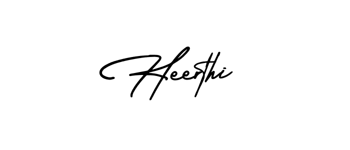 AmerikaSignatureDemo-Regular is a professional signature style that is perfect for those who want to add a touch of class to their signature. It is also a great choice for those who want to make their signature more unique. Get Heerthi name to fancy signature for free. Heerthi signature style 3 images and pictures png