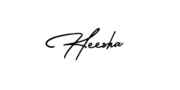 Make a beautiful signature design for name Heesha. Use this online signature maker to create a handwritten signature for free. Heesha signature style 3 images and pictures png