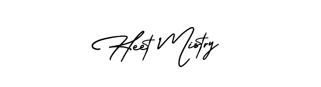 AmerikaSignatureDemo-Regular is a professional signature style that is perfect for those who want to add a touch of class to their signature. It is also a great choice for those who want to make their signature more unique. Get Heet Mistry name to fancy signature for free. Heet Mistry signature style 3 images and pictures png