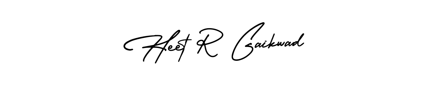 Also we have Heet R Gaikwad name is the best signature style. Create professional handwritten signature collection using AmerikaSignatureDemo-Regular autograph style. Heet R Gaikwad signature style 3 images and pictures png
