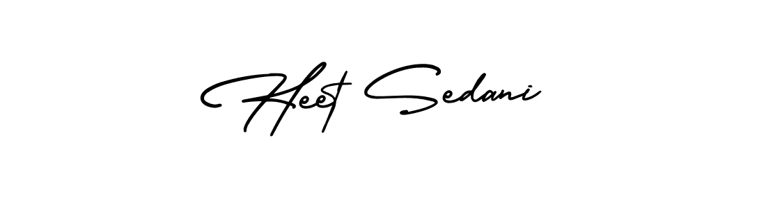 Also You can easily find your signature by using the search form. We will create Heet Sedani name handwritten signature images for you free of cost using AmerikaSignatureDemo-Regular sign style. Heet Sedani signature style 3 images and pictures png