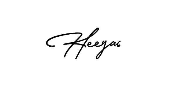 Heeya6 stylish signature style. Best Handwritten Sign (AmerikaSignatureDemo-Regular) for my name. Handwritten Signature Collection Ideas for my name Heeya6. Heeya6 signature style 3 images and pictures png