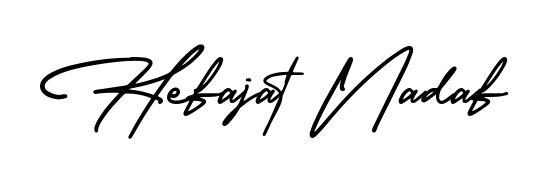Style your name Hefajat Nadaf with confidence using AmerikaSignatureDemo-Regular signature design. Simple, elegant, and ready for immediate document use. Hefajat Nadaf signature style 3 images and pictures png