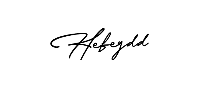 Design your own signature with our free online signature maker. With this signature software, you can create a handwritten (AmerikaSignatureDemo-Regular) signature for name Hefeydd. Hefeydd signature style 3 images and pictures png