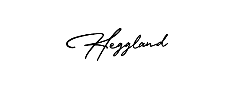 How to make Heggland signature? AmerikaSignatureDemo-Regular is a professional autograph style. Create handwritten signature for Heggland name. Heggland signature style 3 images and pictures png