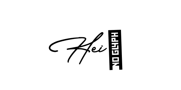 Use a signature maker to create a handwritten signature online. With this signature software, you can design (AmerikaSignatureDemo-Regular) your own signature for name Hei希. Hei希 signature style 3 images and pictures png