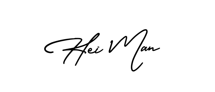 if you are searching for the best signature style for your name Hei Man. so please give up your signature search. here we have designed multiple signature styles  using AmerikaSignatureDemo-Regular. Hei Man signature style 3 images and pictures png