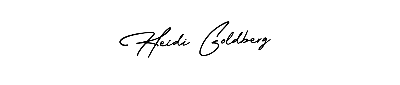 Make a beautiful signature design for name Heidi Goldberg. With this signature (AmerikaSignatureDemo-Regular) style, you can create a handwritten signature for free. Heidi Goldberg signature style 3 images and pictures png