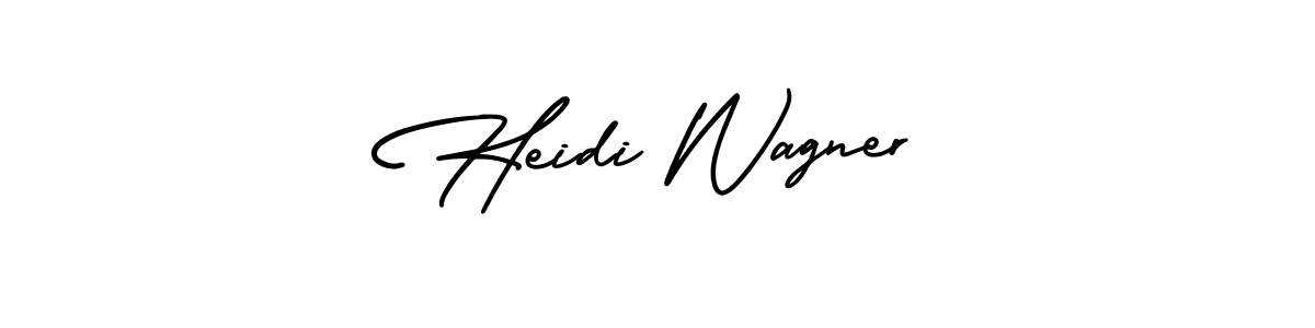 Design your own signature with our free online signature maker. With this signature software, you can create a handwritten (AmerikaSignatureDemo-Regular) signature for name Heidi Wagner. Heidi Wagner signature style 3 images and pictures png