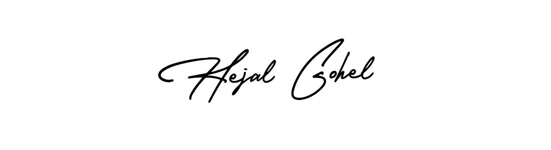 Also we have Hejal Gohel name is the best signature style. Create professional handwritten signature collection using AmerikaSignatureDemo-Regular autograph style. Hejal Gohel signature style 3 images and pictures png