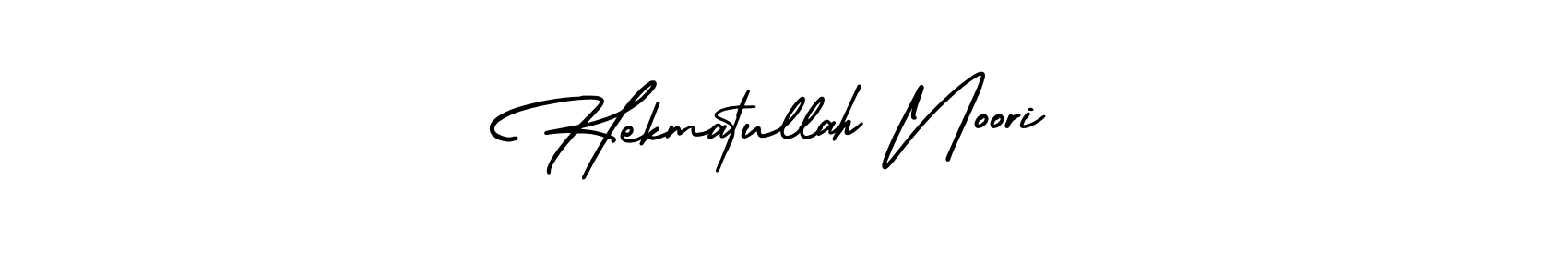 This is the best signature style for the Hekmatullah Noori name. Also you like these signature font (AmerikaSignatureDemo-Regular). Mix name signature. Hekmatullah Noori signature style 3 images and pictures png