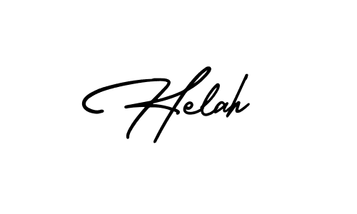 Similarly AmerikaSignatureDemo-Regular is the best handwritten signature design. Signature creator online .You can use it as an online autograph creator for name Helah. Helah signature style 3 images and pictures png