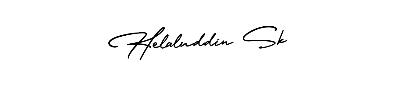 Make a beautiful signature design for name Helaluddin Sk. With this signature (AmerikaSignatureDemo-Regular) style, you can create a handwritten signature for free. Helaluddin Sk signature style 3 images and pictures png