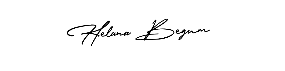 Design your own signature with our free online signature maker. With this signature software, you can create a handwritten (AmerikaSignatureDemo-Regular) signature for name Helana Begum. Helana Begum signature style 3 images and pictures png