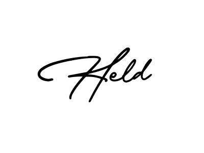 The best way (AmerikaSignatureDemo-Regular) to make a short signature is to pick only two or three words in your name. The name Held include a total of six letters. For converting this name. Held signature style 3 images and pictures png