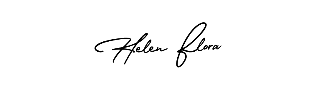 This is the best signature style for the Helen Flora name. Also you like these signature font (AmerikaSignatureDemo-Regular). Mix name signature. Helen Flora signature style 3 images and pictures png