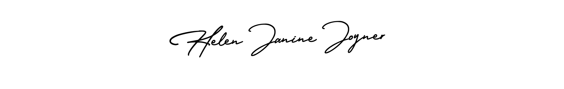 You should practise on your own different ways (AmerikaSignatureDemo-Regular) to write your name (Helen Janine Joyner) in signature. don't let someone else do it for you. Helen Janine Joyner signature style 3 images and pictures png
