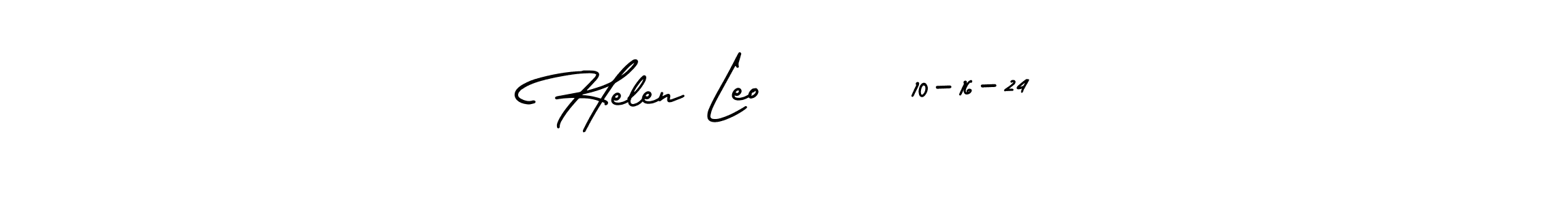 Create a beautiful signature design for name Helen Leo      10-16-24. With this signature (AmerikaSignatureDemo-Regular) fonts, you can make a handwritten signature for free. Helen Leo      10-16-24 signature style 3 images and pictures png