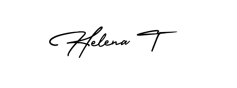 How to Draw Helena T signature style? AmerikaSignatureDemo-Regular is a latest design signature styles for name Helena T. Helena T signature style 3 images and pictures png