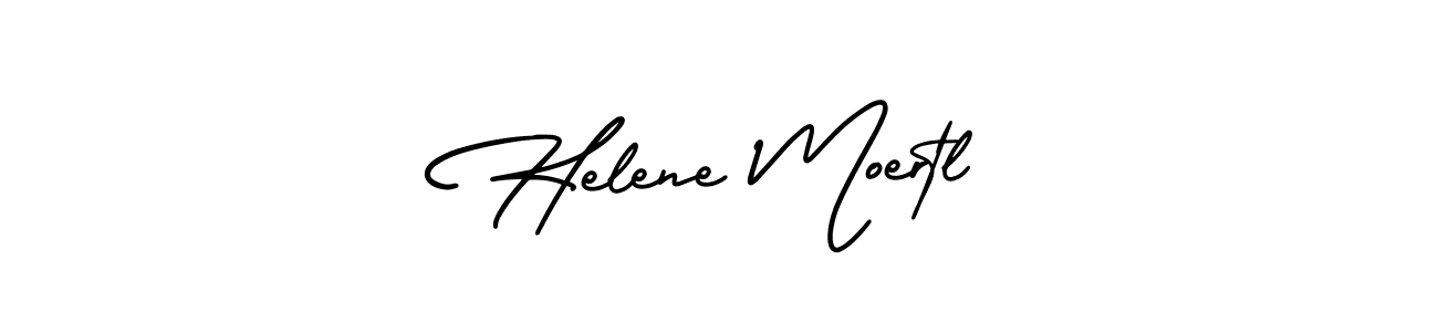 Helene Moertl stylish signature style. Best Handwritten Sign (AmerikaSignatureDemo-Regular) for my name. Handwritten Signature Collection Ideas for my name Helene Moertl. Helene Moertl signature style 3 images and pictures png