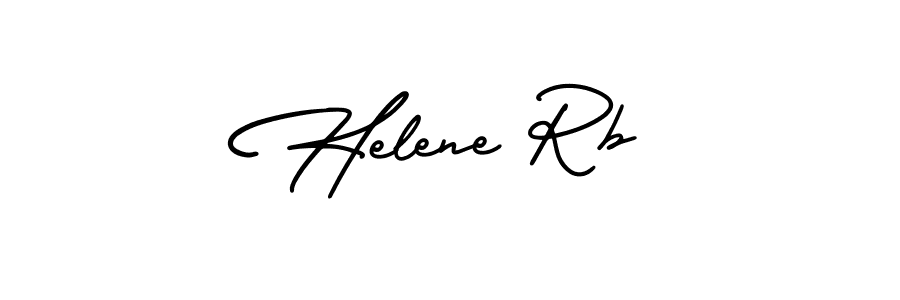 How to Draw Helene Rb signature style? AmerikaSignatureDemo-Regular is a latest design signature styles for name Helene Rb. Helene Rb signature style 3 images and pictures png