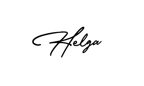 Create a beautiful signature design for name Helga. With this signature (AmerikaSignatureDemo-Regular) fonts, you can make a handwritten signature for free. Helga signature style 3 images and pictures png