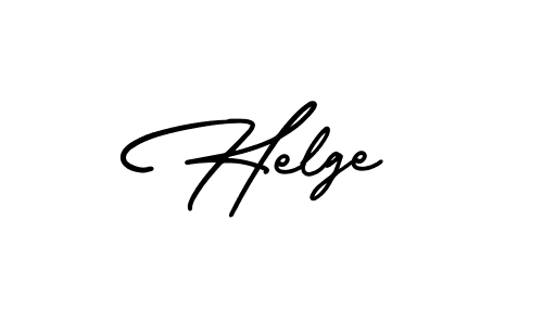 How to make Helge signature? AmerikaSignatureDemo-Regular is a professional autograph style. Create handwritten signature for Helge name. Helge signature style 3 images and pictures png