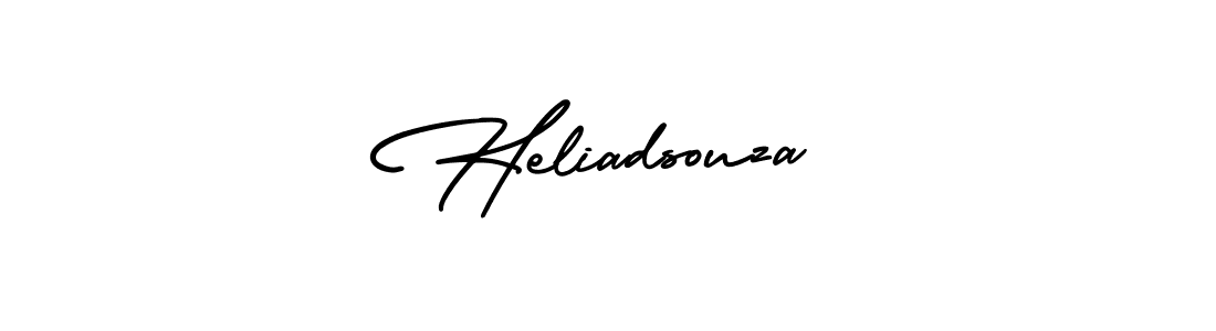 Design your own signature with our free online signature maker. With this signature software, you can create a handwritten (AmerikaSignatureDemo-Regular) signature for name Heliadsouza. Heliadsouza signature style 3 images and pictures png