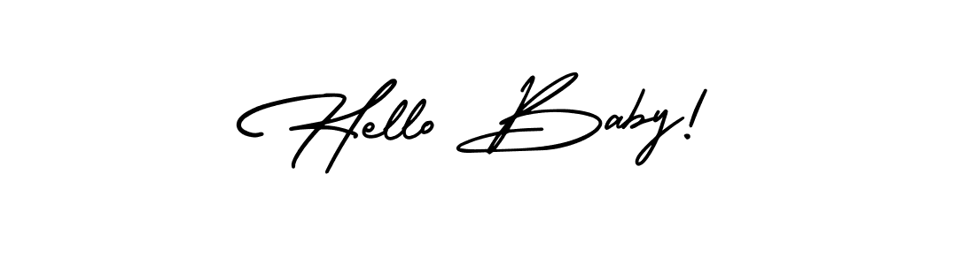 Best and Professional Signature Style for Hello Baby!. AmerikaSignatureDemo-Regular Best Signature Style Collection. Hello Baby! signature style 3 images and pictures png