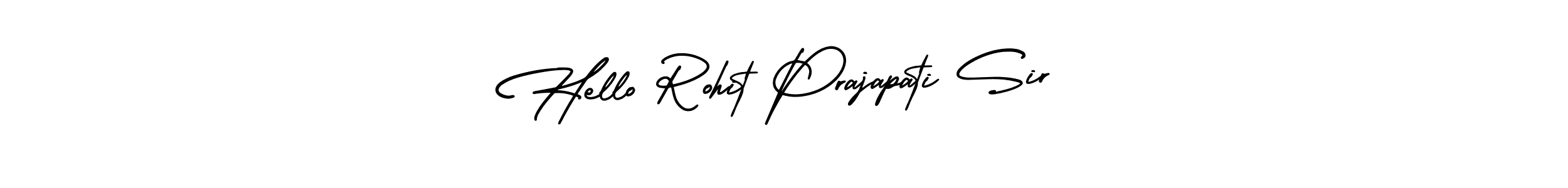 Also we have Hello Rohit Prajapati Sir name is the best signature style. Create professional handwritten signature collection using AmerikaSignatureDemo-Regular autograph style. Hello Rohit Prajapati Sir signature style 3 images and pictures png
