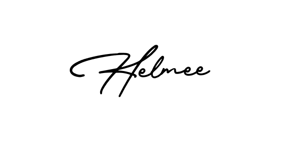Design your own signature with our free online signature maker. With this signature software, you can create a handwritten (AmerikaSignatureDemo-Regular) signature for name Helmee. Helmee signature style 3 images and pictures png