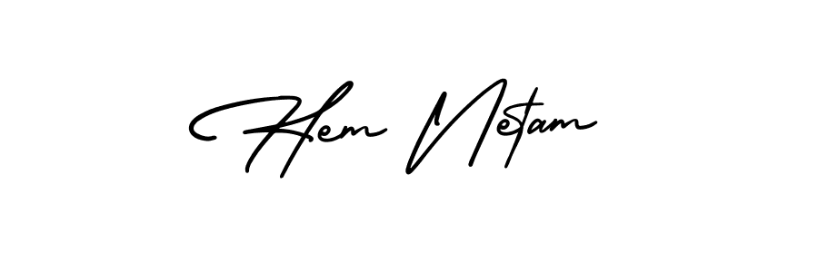 You can use this online signature creator to create a handwritten signature for the name Hem Netam. This is the best online autograph maker. Hem Netam signature style 3 images and pictures png