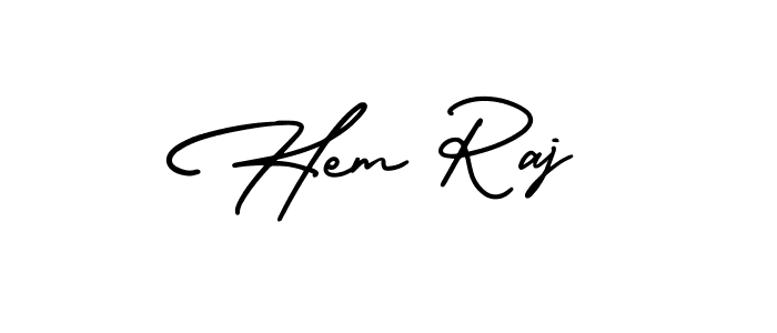 Best and Professional Signature Style for Hem Raj. AmerikaSignatureDemo-Regular Best Signature Style Collection. Hem Raj signature style 3 images and pictures png