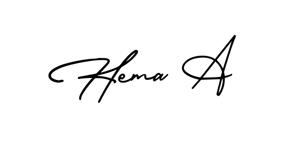 Also we have Hema A name is the best signature style. Create professional handwritten signature collection using AmerikaSignatureDemo-Regular autograph style. Hema A signature style 3 images and pictures png