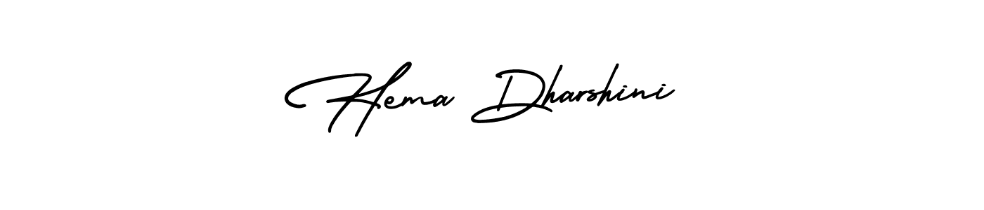 Design your own signature with our free online signature maker. With this signature software, you can create a handwritten (AmerikaSignatureDemo-Regular) signature for name Hema Dharshini. Hema Dharshini signature style 3 images and pictures png