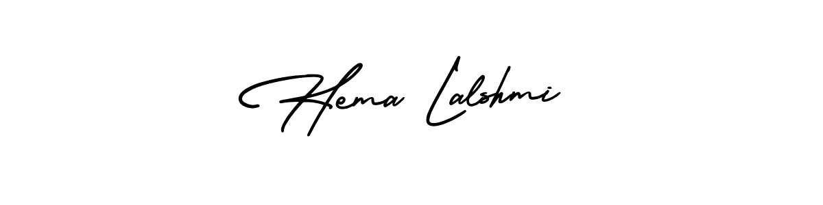 Use a signature maker to create a handwritten signature online. With this signature software, you can design (AmerikaSignatureDemo-Regular) your own signature for name Hema Lalshmi. Hema Lalshmi signature style 3 images and pictures png