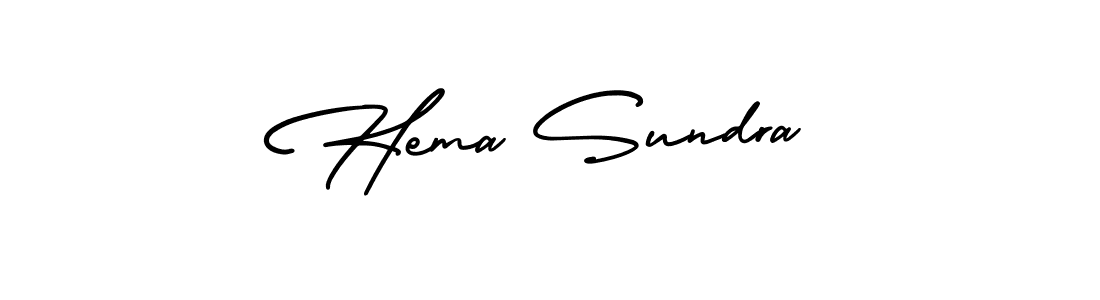 The best way (AmerikaSignatureDemo-Regular) to make a short signature is to pick only two or three words in your name. The name Hema Sundra include a total of six letters. For converting this name. Hema Sundra signature style 3 images and pictures png