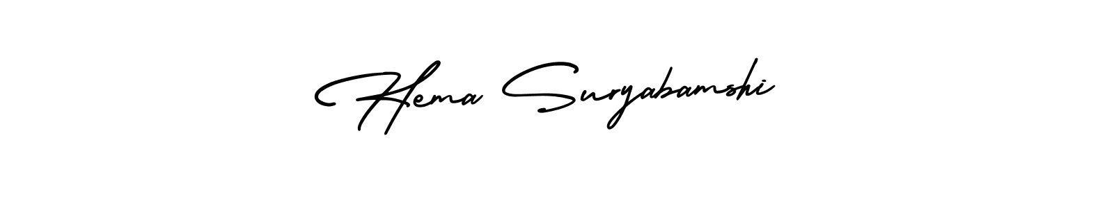 AmerikaSignatureDemo-Regular is a professional signature style that is perfect for those who want to add a touch of class to their signature. It is also a great choice for those who want to make their signature more unique. Get Hema Suryabamshi name to fancy signature for free. Hema Suryabamshi signature style 3 images and pictures png