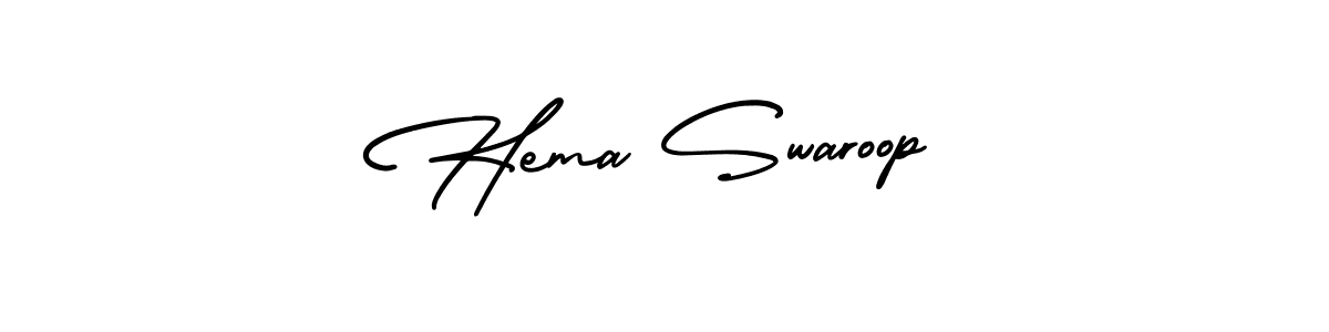 It looks lik you need a new signature style for name Hema Swaroop. Design unique handwritten (AmerikaSignatureDemo-Regular) signature with our free signature maker in just a few clicks. Hema Swaroop signature style 3 images and pictures png