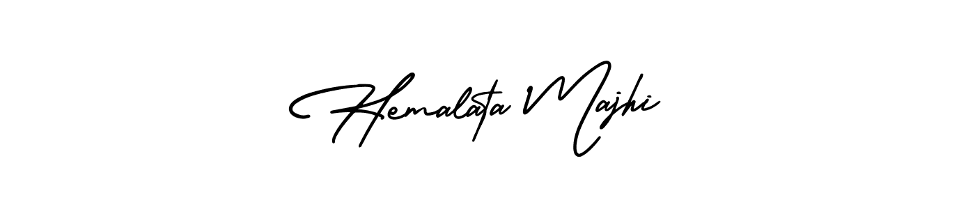 AmerikaSignatureDemo-Regular is a professional signature style that is perfect for those who want to add a touch of class to their signature. It is also a great choice for those who want to make their signature more unique. Get Hemalata Majhi name to fancy signature for free. Hemalata Majhi signature style 3 images and pictures png