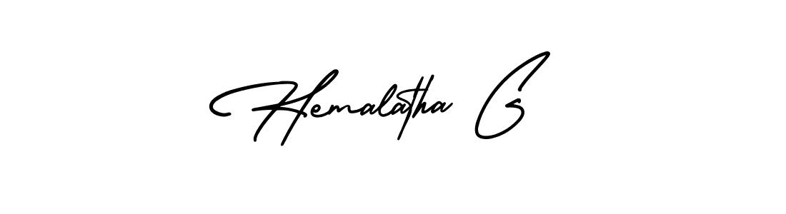 Also You can easily find your signature by using the search form. We will create Hemalatha G name handwritten signature images for you free of cost using AmerikaSignatureDemo-Regular sign style. Hemalatha G signature style 3 images and pictures png